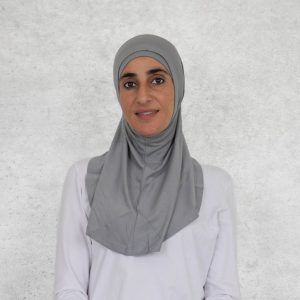 Shop Two Piece Slip On Hijab Grey | Modesty Hut