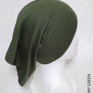 Hijab Head Cap Army Green