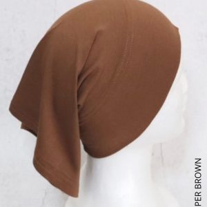 Hijab Head Cap Copper Brown
