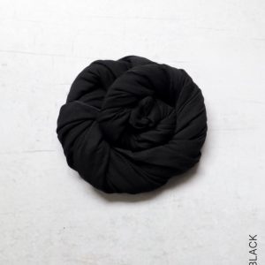 Black Instant Modal Jersey Hijab