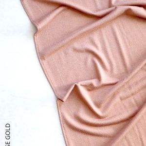 Shop Shimmer Ribbed Jersey - Rose Gold Hijabs & Shawls Online | Modesty Hut